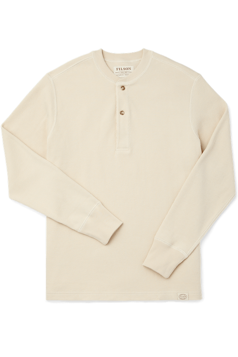 Filson - Waffle Knit Thermal Crew Neck Shirt - Sand